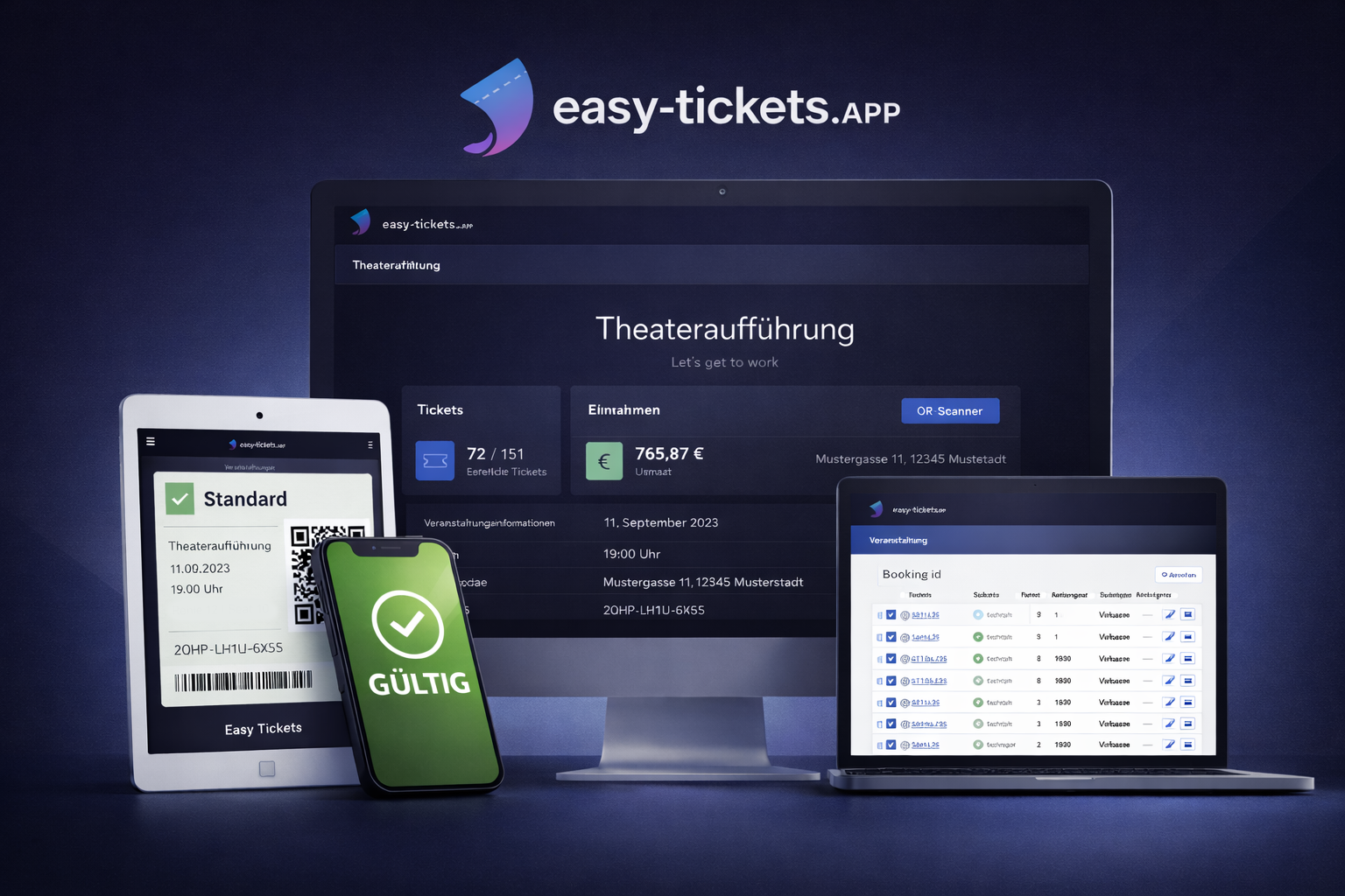 Karneval Tickets auf dem Smartphone